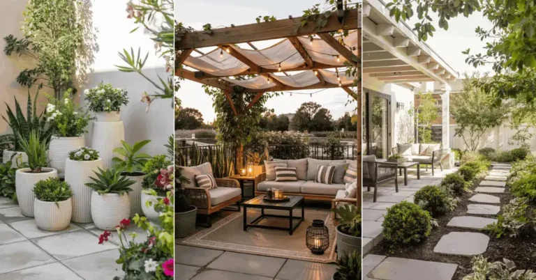 15 Patio Garden Layout Ideas