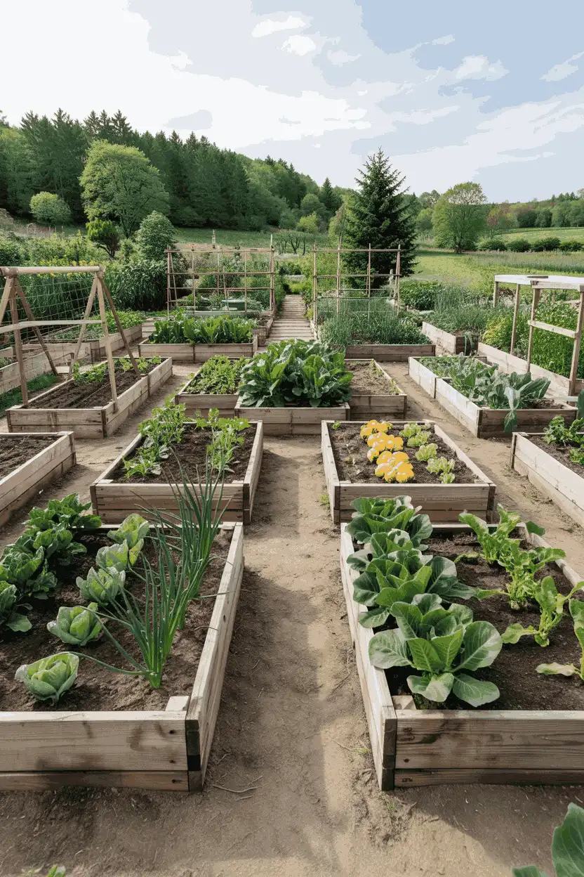 16 Raised Bed Vegetable Garden Ideas 4 16 Raised Bed Vegetable Garden Ideas U Shaped Beds