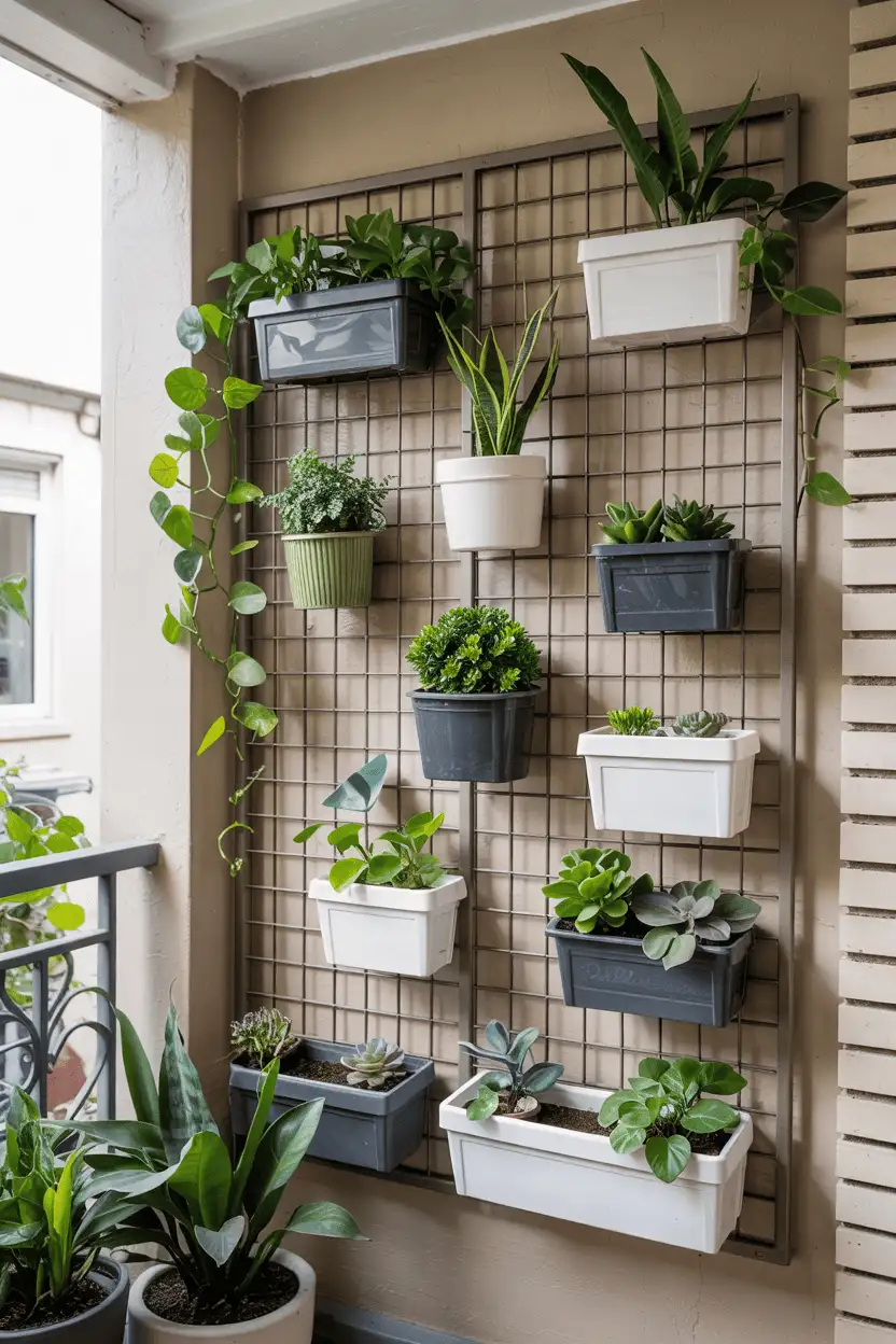 Balcony Decor Ideas Vertical Plant Wall