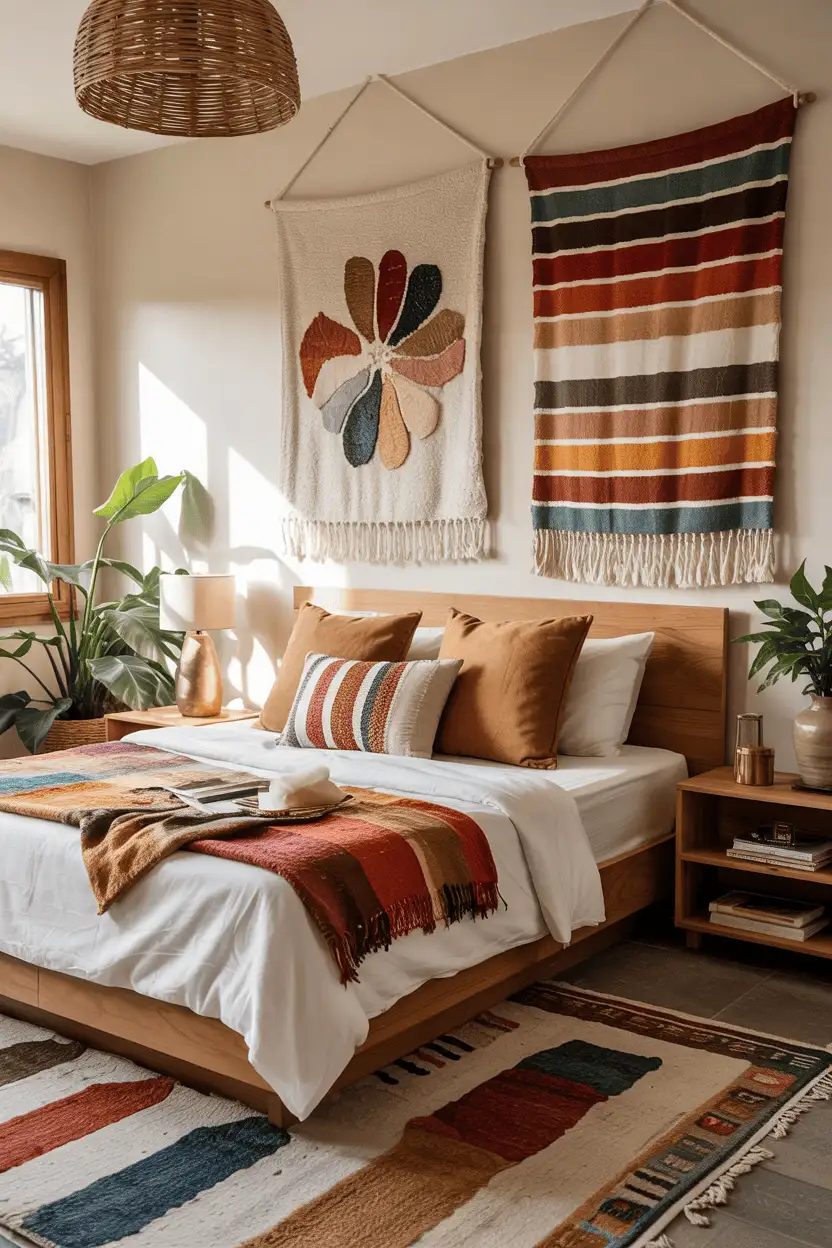 20 DIY Wall Art Ideas 15 Boho Chic Wall Decor