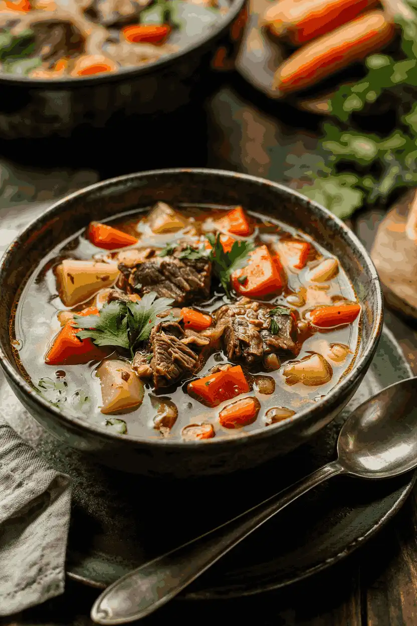Dinner Recipes Ideas Beef and Vegetable Soup