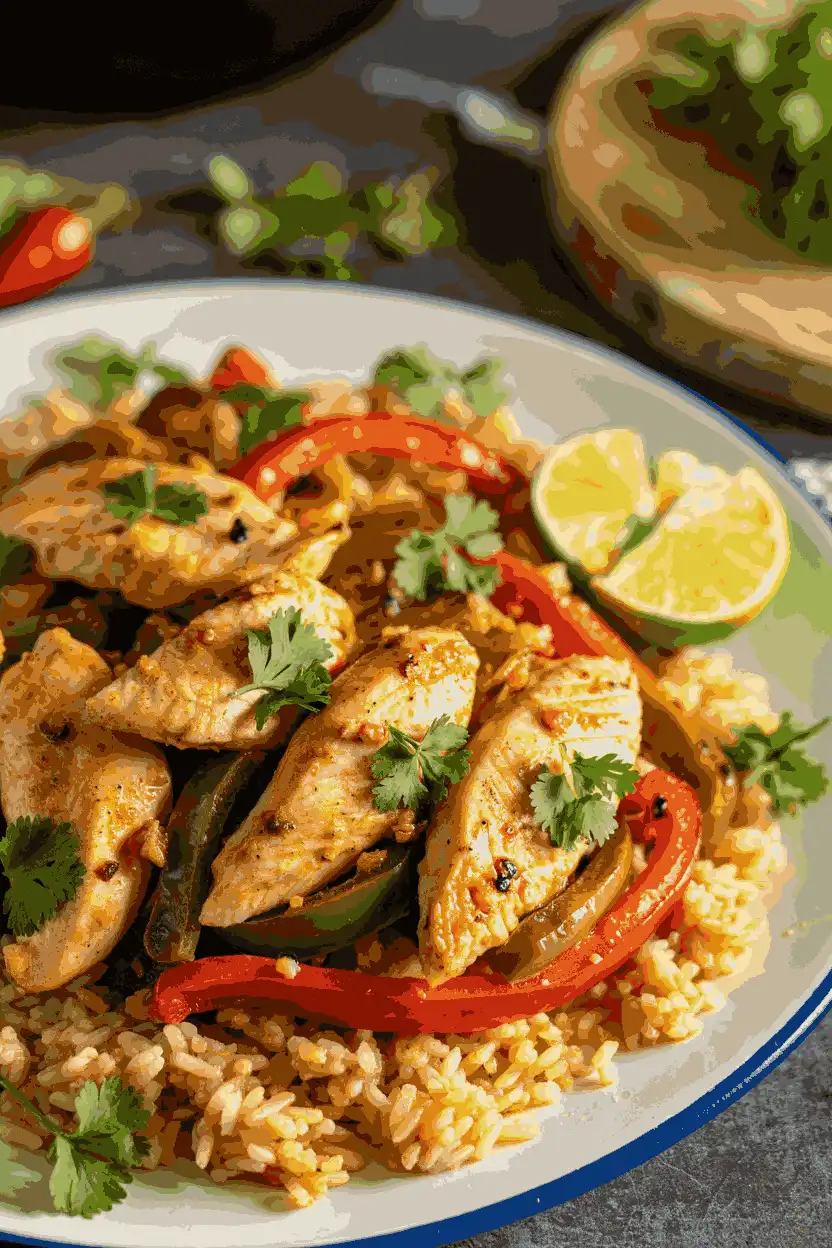 Dinner Recipes Ideas Chicken Fajita Bowl