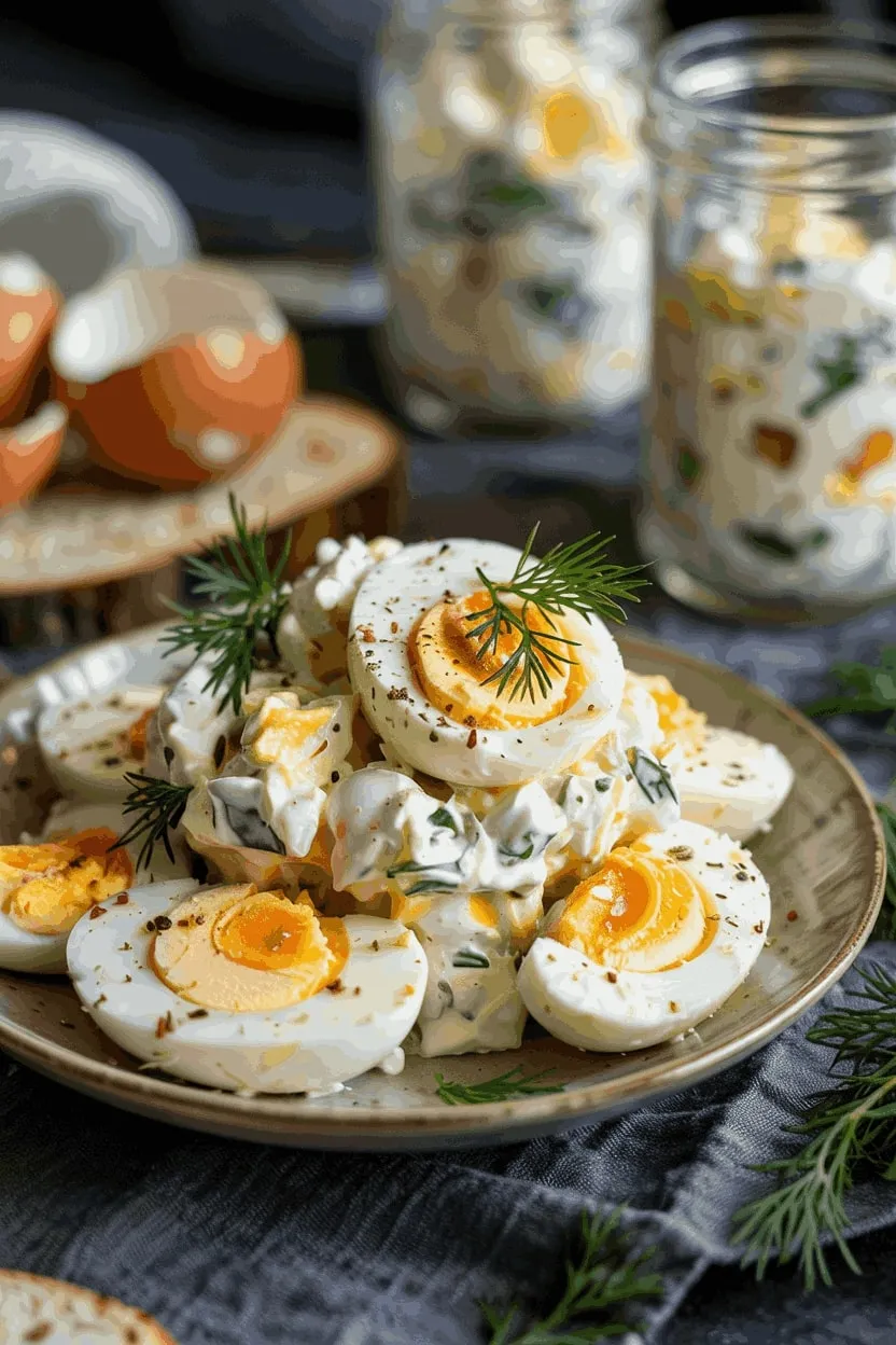 15 Quick and Healthy Lunch Ideas 9 Egg Salad with Greek Yogurt and Dill
