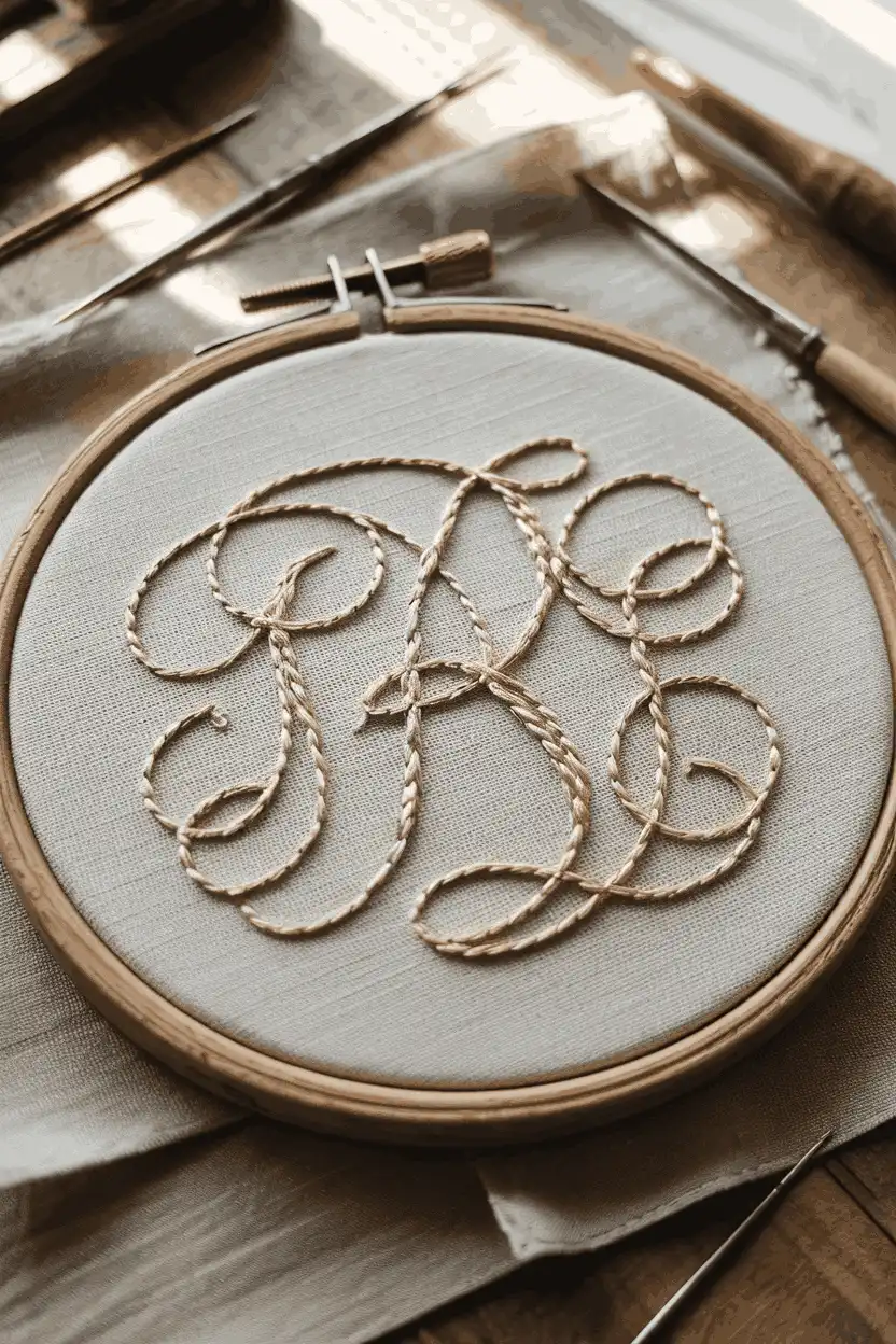 25 Easy Embroidery Designing Ideas 2 Embroidery Designing Ideas Monogram Embroidery