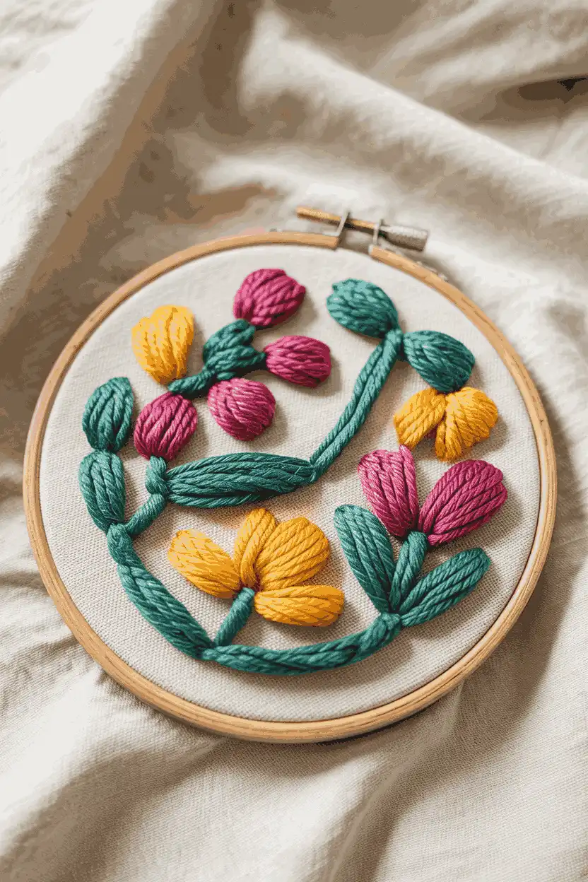 25 Easy Embroidery Designing Ideas 10 Embroidery Designing Ideas Punch Needle Design
