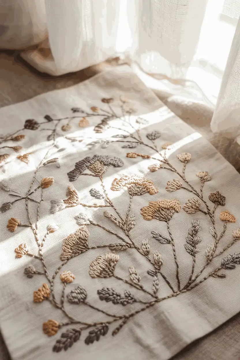25 Easy Embroidery Designing Ideas 1 Embroidery Designing Ideas Simple Floral Embroidery