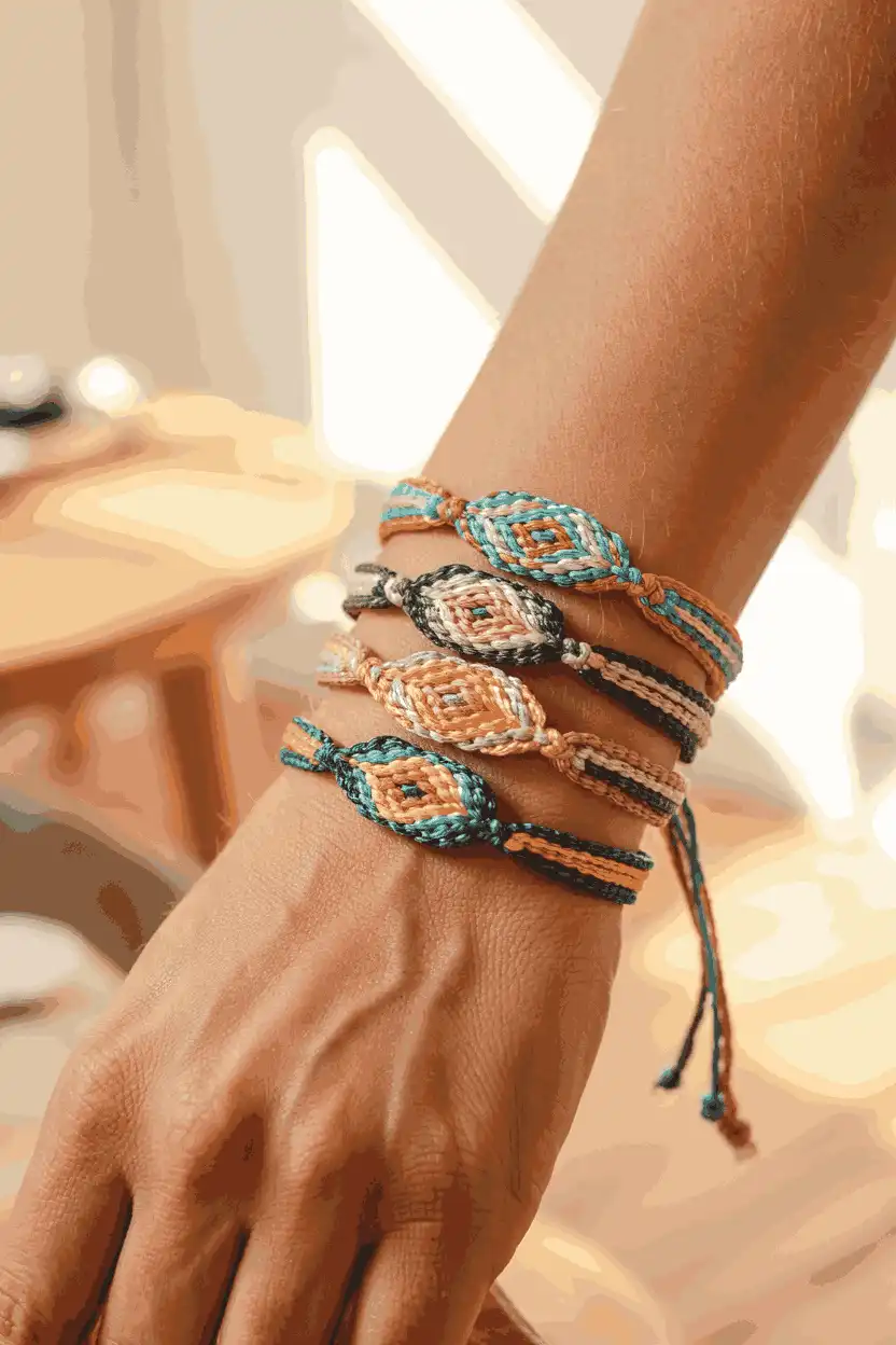 25 Easy Embroidery Designing Ideas 7 Embroidery Thread Bracelets Patterns
