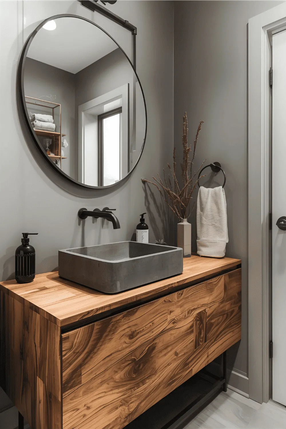 20 Modern Bathroom Ideas 15 Frameless Mirror for a Clean Profile