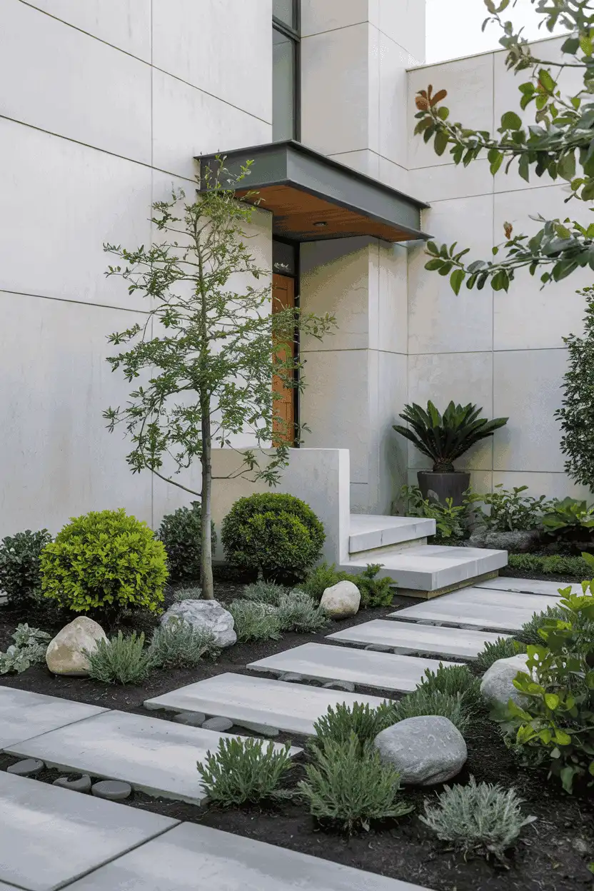 16 Minimalist Landscaping Ideas 4 Front Yard Minimalist Garden