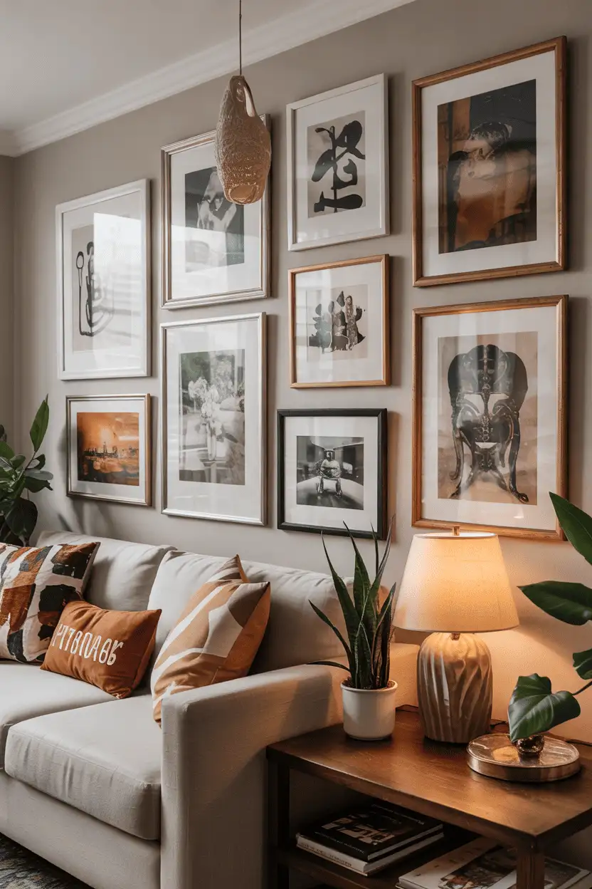 20 DIY Wall Art Ideas 5 Gallery Wall Ideas