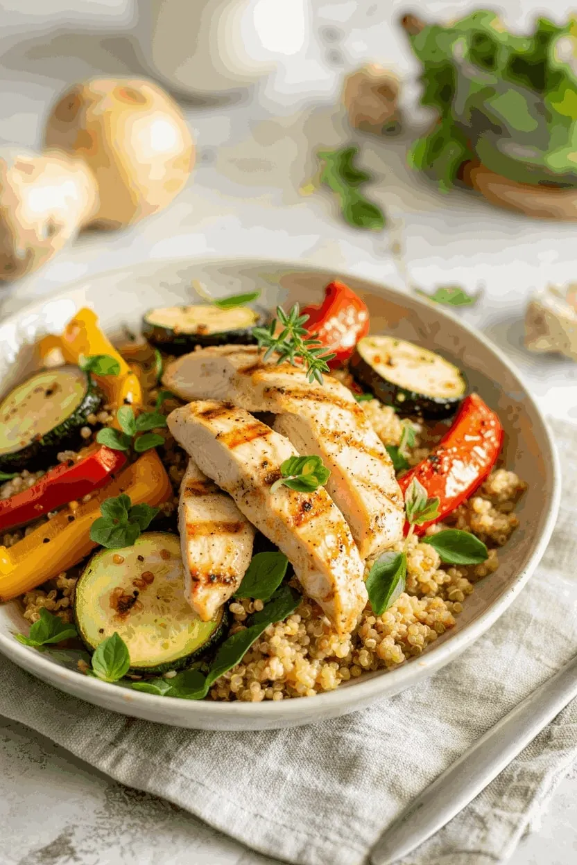 15 Quick and Healthy Lunch Ideas 2 Healthy Lunch Ideas Grilled Chicken and Quinoa Bowl