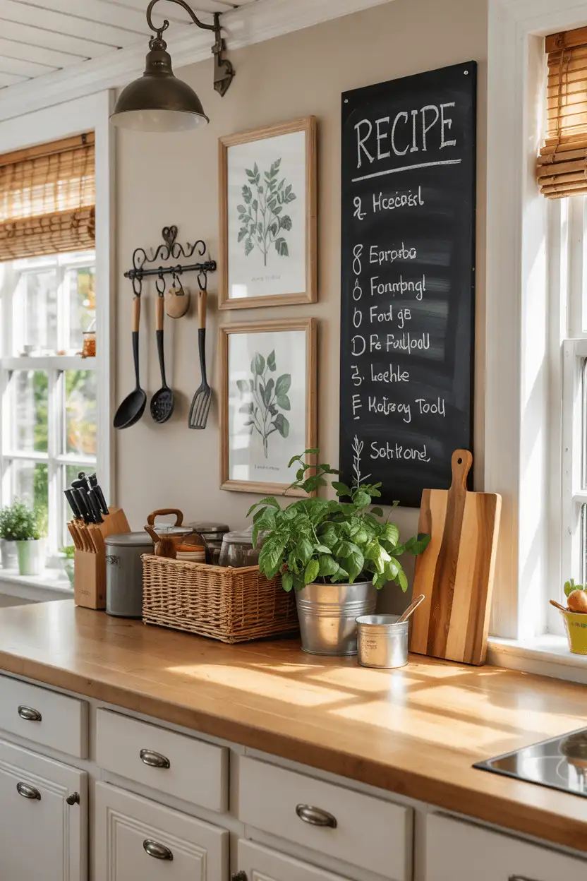 20 DIY Wall Art Ideas 17 Kitchen Wall Decor Ideas