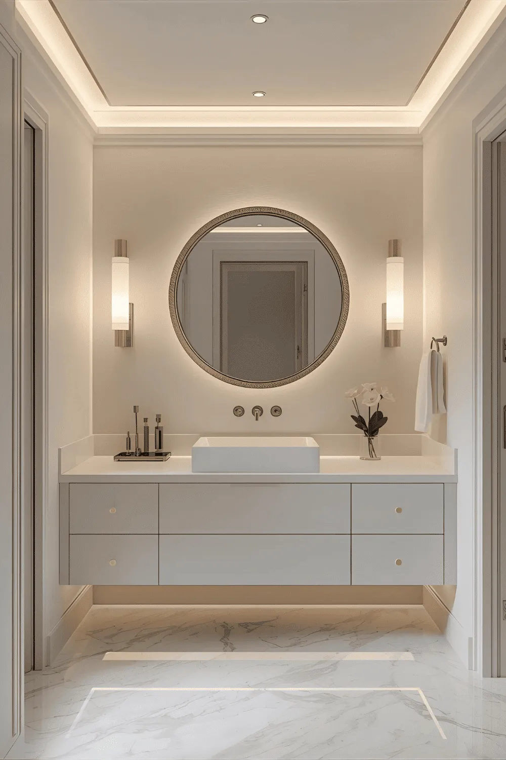 20 Modern Bathroom Ideas 9 LED Strip Lights for Soft, Modern Illumination