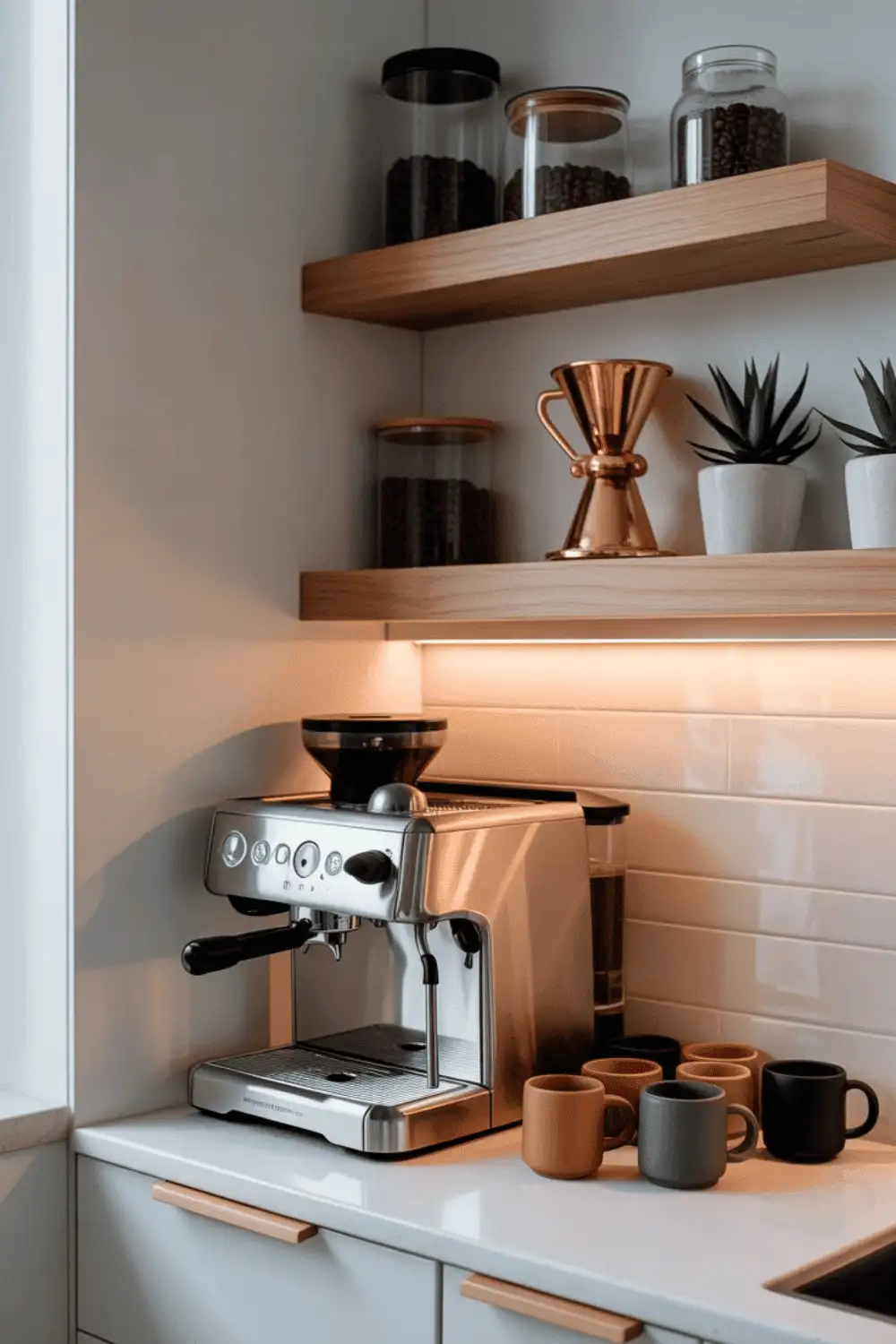 Modern Coffee Bar Corner