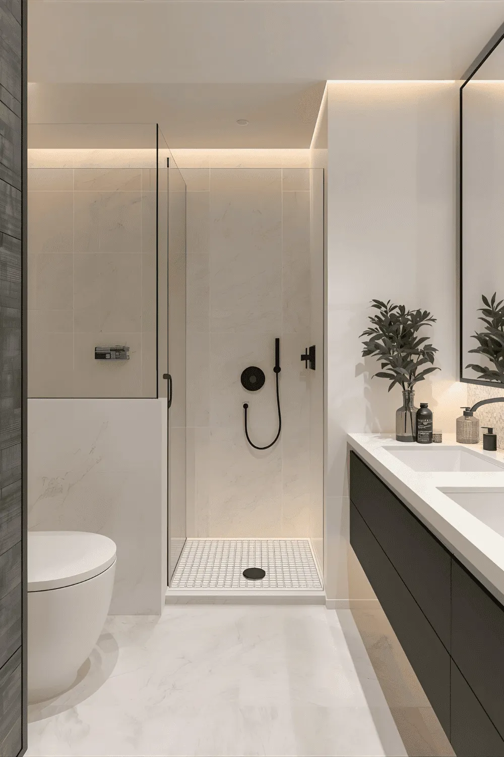 20 Modern Bathroom Ideas 6 Modern Shower Niche for Better Storage