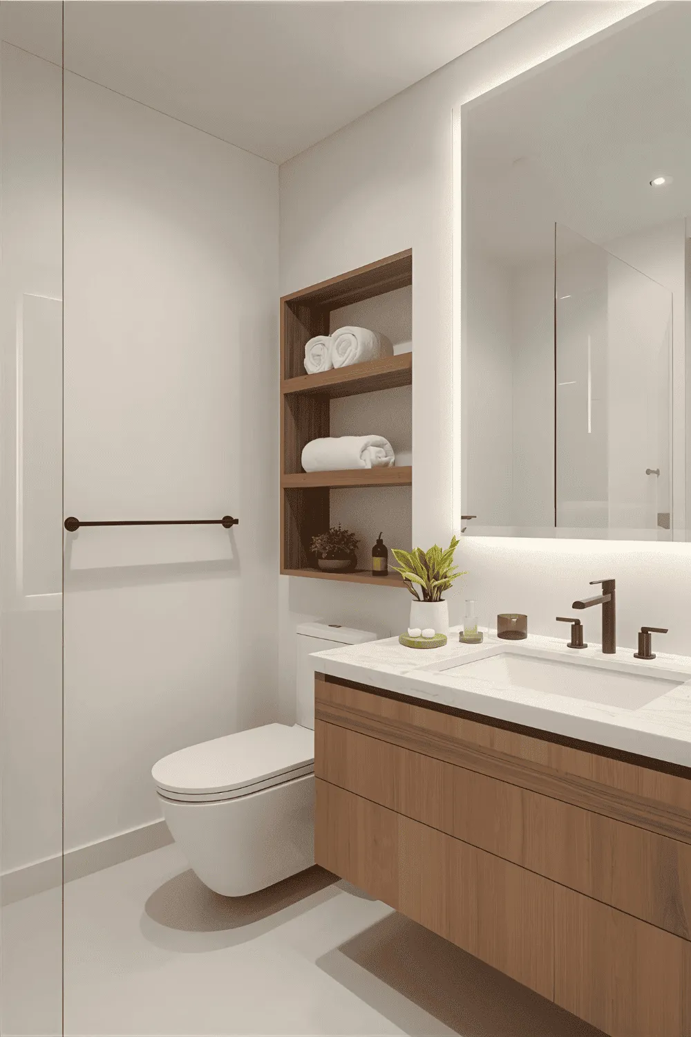 20 Modern Bathroom Ideas 16 Neutral Towels and Accessories to Maintain a Cohesive Look