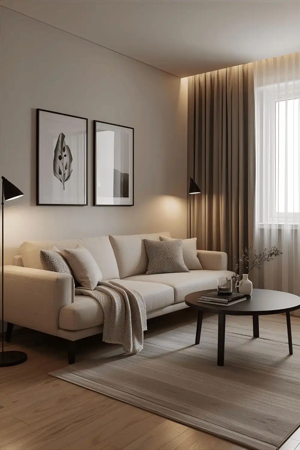 25 Cozy Apartment Decor Ideas 1 Use a Sofa Bed for Flexible Living Space