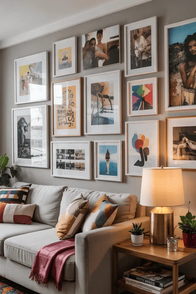 20 DIY Wall Art Ideas 18 Wall Picture Collages