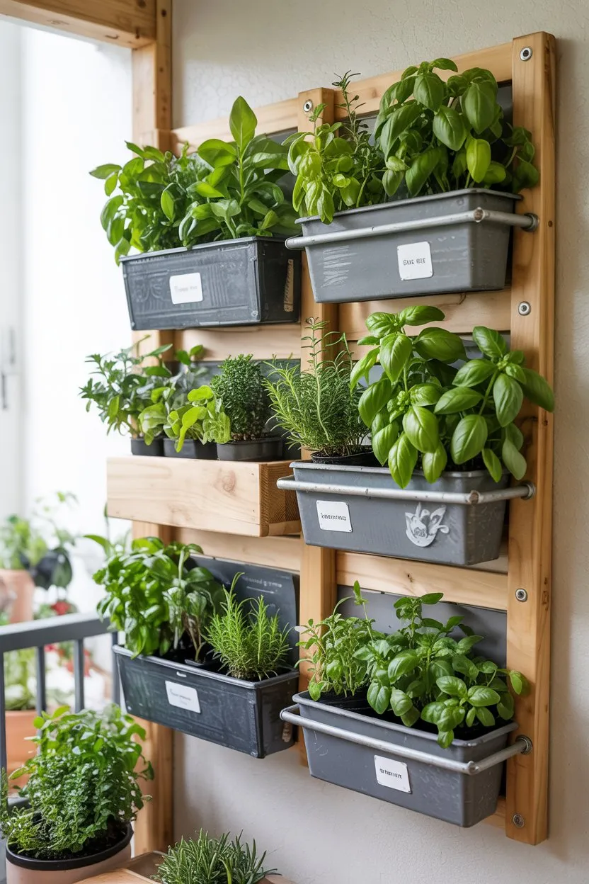 a Vertical Herb Garden