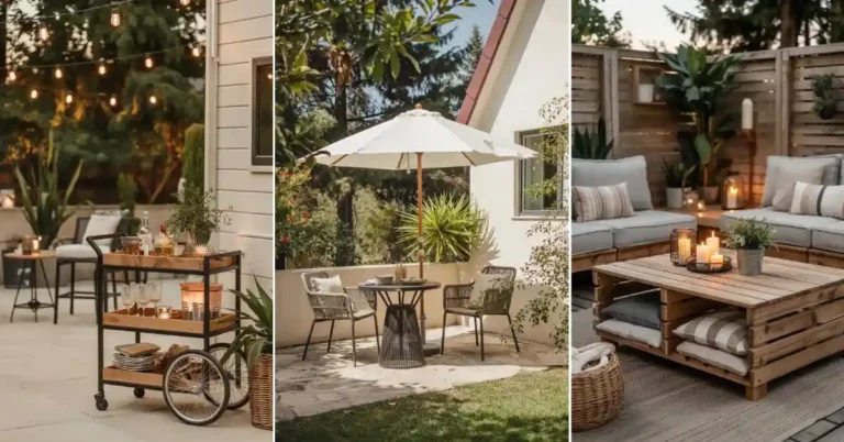 20 Small Patio Furniture Ideas for Tight Areas