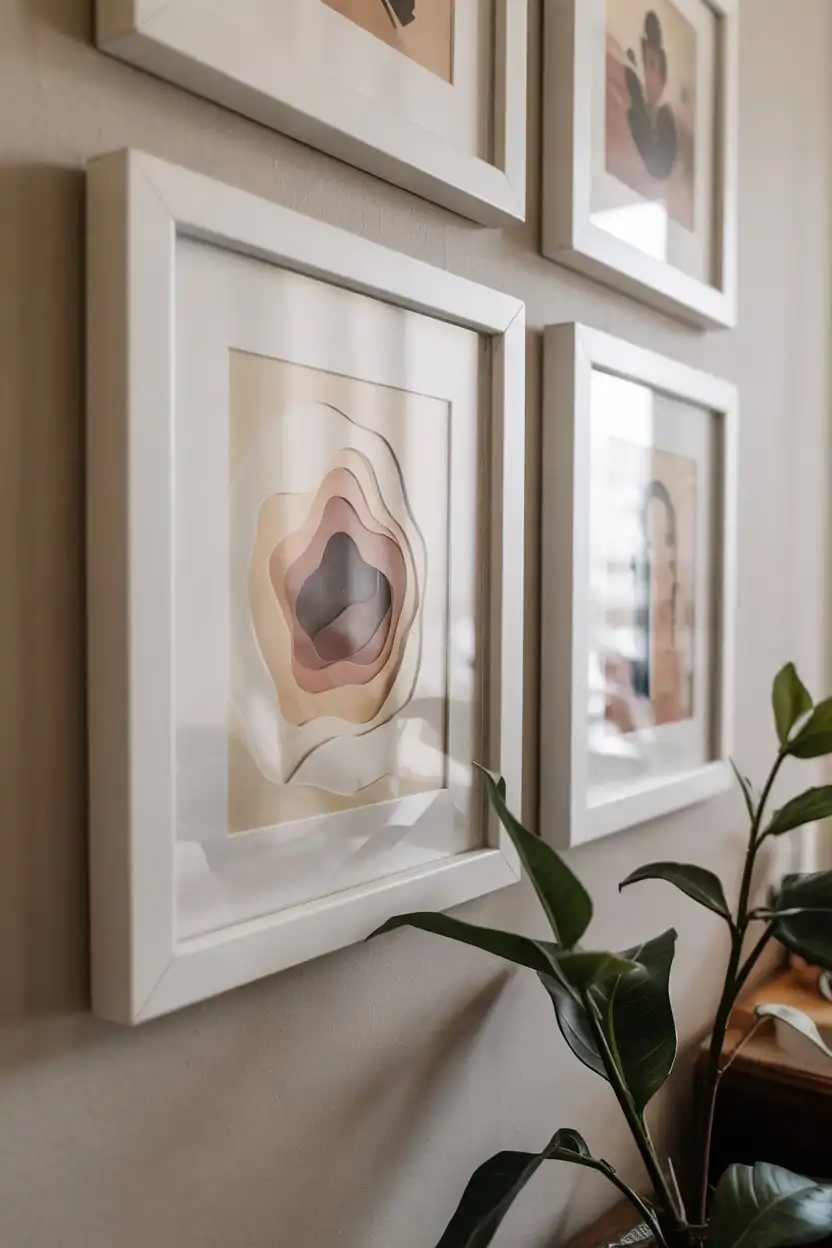 20 DIY Paper Craft Home Accent Ideas 15 DIY Paper Craft Paper Craft Frames with Layered Cut Designs
