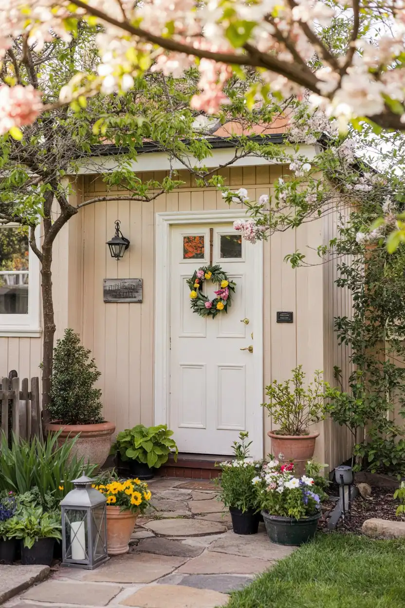20 DIY Spring Decor Ideas 19 DIY Spring Decor DIY Outdoor Spring Decorations for Entry Paths