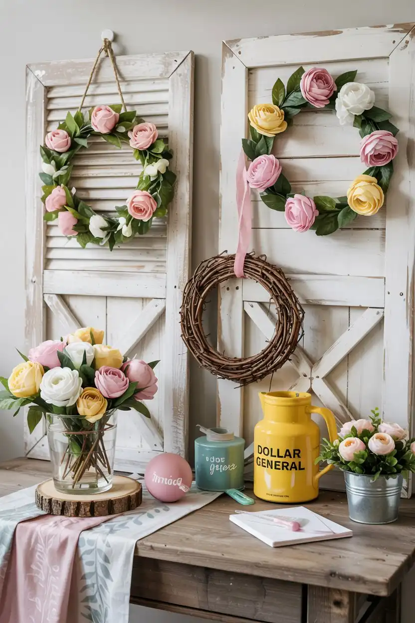20 DIY Spring Decor Ideas 12 DIY Spring Decor Dollar General Spring Decor DIY Projects