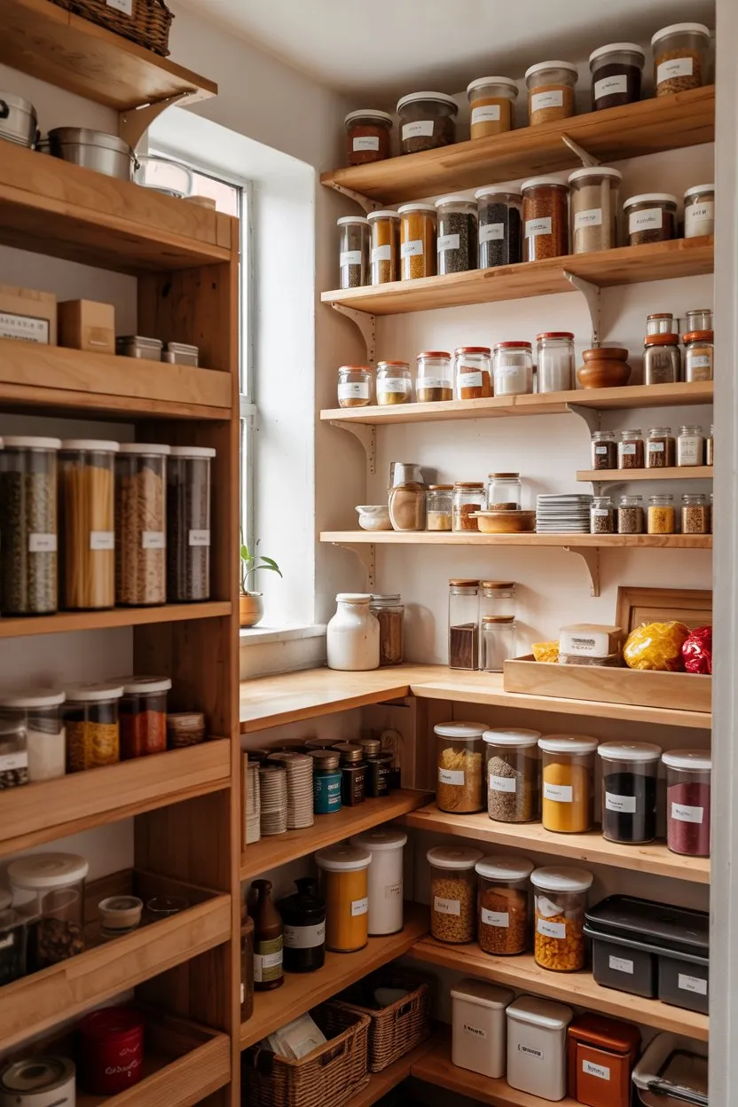 Mini Kitchen Design Idea Smart Organizing for Small Pantries