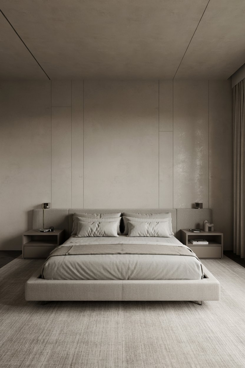 30 Modern Bedroom Designs Ideas 1 Minimalist Modern Bedroom with Low-Profile Bed Frame