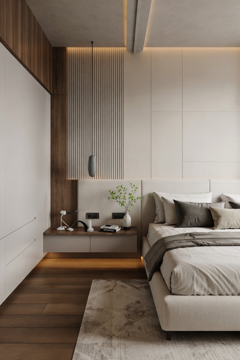 30 Modern Bedroom Designs Ideas 4 Modern Bedroom Design with Floating Nightstands