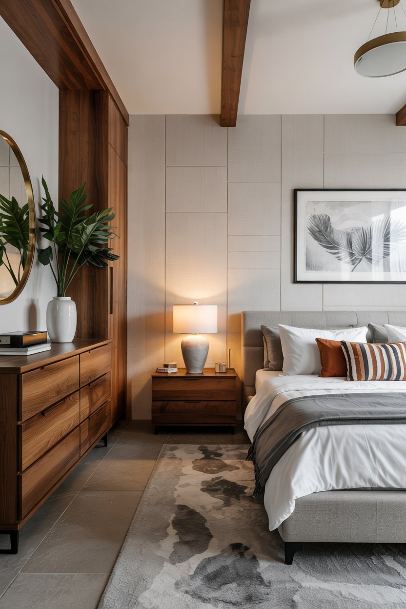 30 Modern Bedroom Designs Ideas 21 Modern Bedroom with Contemporary Dresser Design