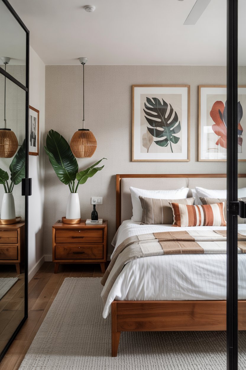 30 Modern Bedroom Designs Ideas 9 Modern Bedroom with Mid Century Nightstands