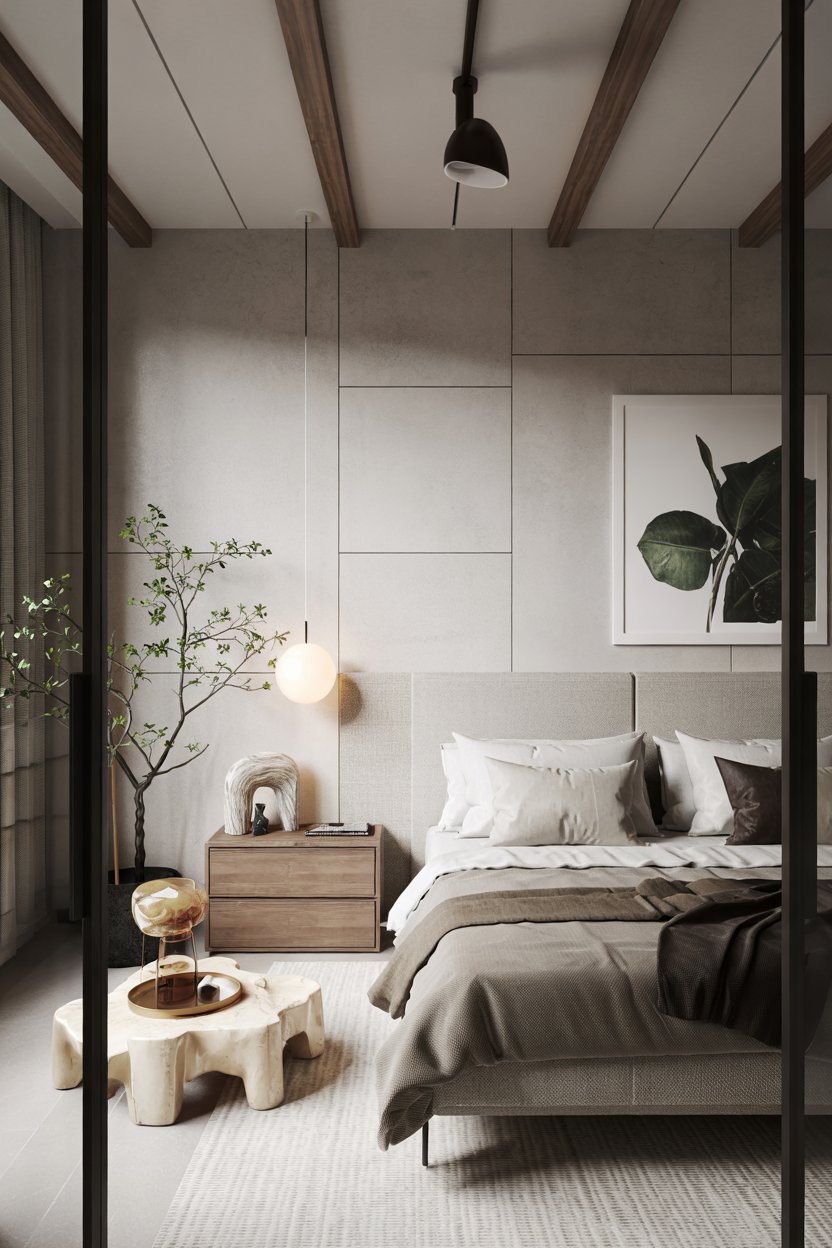 30 Modern Bedroom Designs Ideas 24 Modern Bedroom with Minimal Decorative Elements