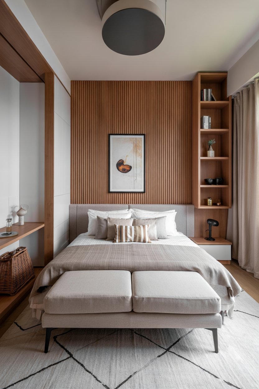 30 Modern Bedroom Designs Ideas 14 Modern Bedroom with Sofa Bed Integration