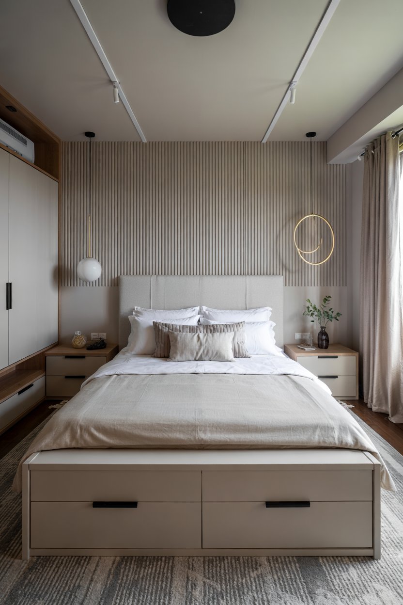 30 Modern Bedroom Designs Ideas 25 Modern Bedroom with Storage-Integrated Bed Design