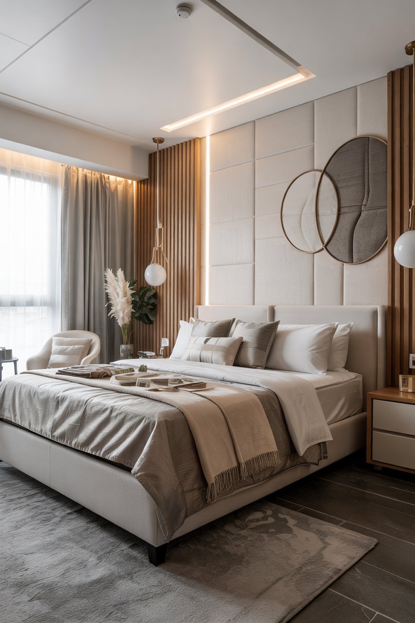 30 Modern Bedroom Designs Ideas 29 Modern Luxury Bedroom with Layered