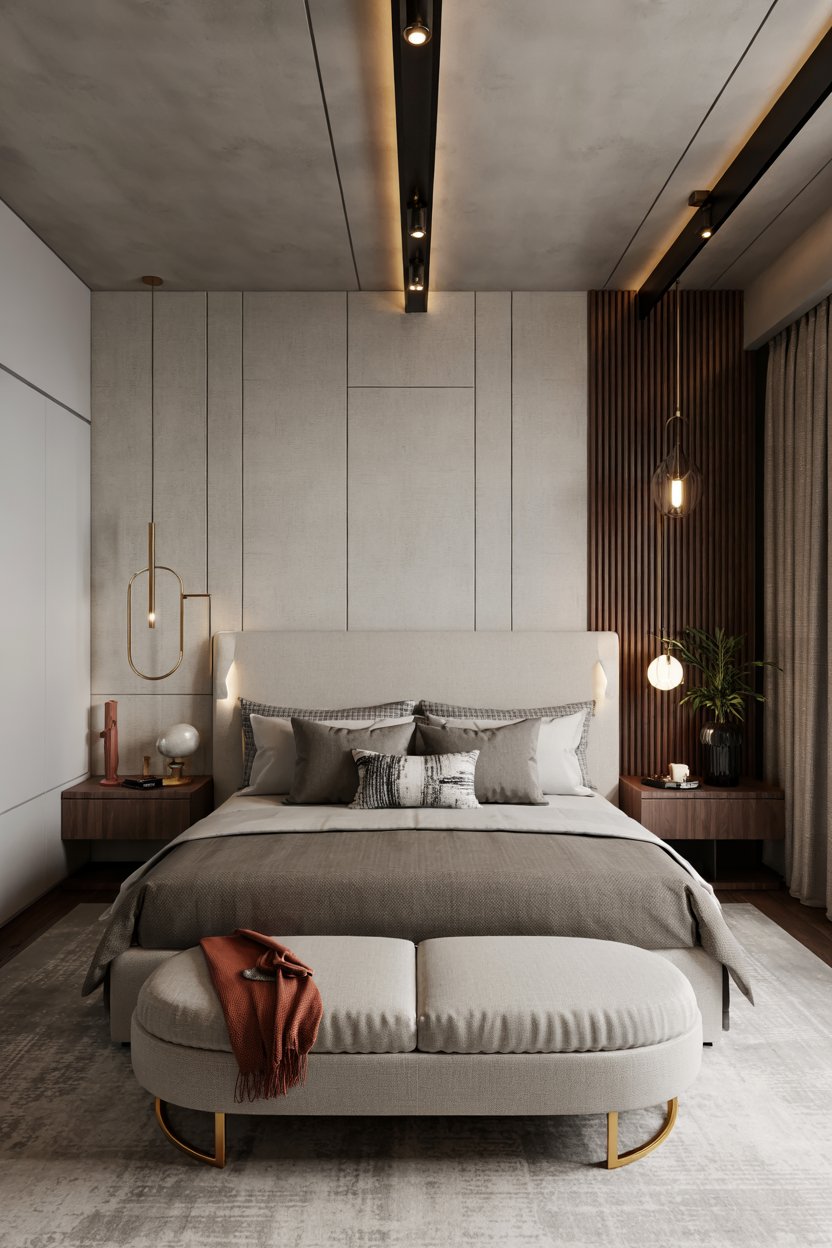 30 Modern Bedroom Designs Ideas 5 Modern Luxury Bedroom with Statement Bed Design