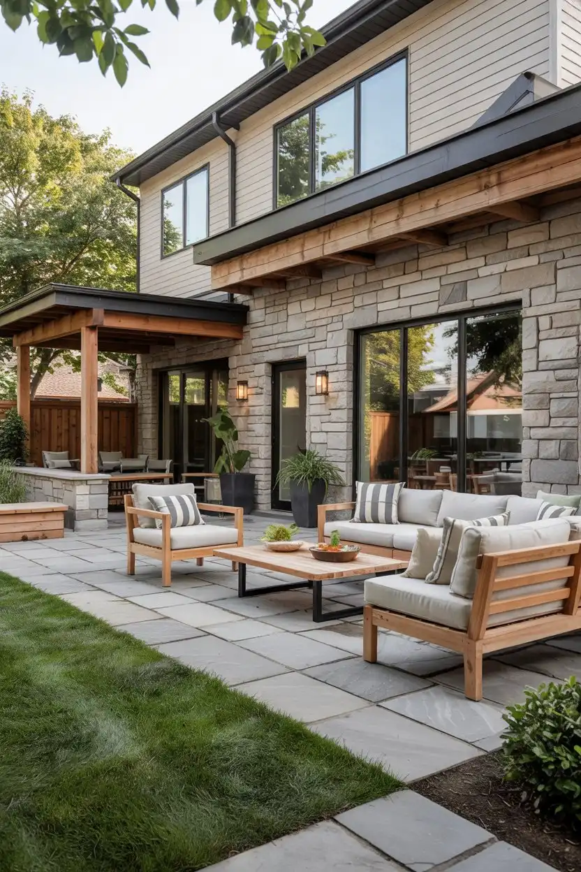 25 Budget Friendly Outdoor Patio Designs 21 Outdoor Patio Designs Combining Decks and Patios for Variety
