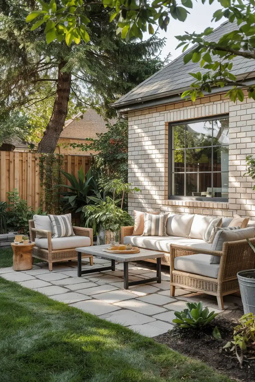 25 Budget Friendly Outdoor Patio Designs 1 Outdoor Patio Designs Paver Stone Patio for Natural Charm
