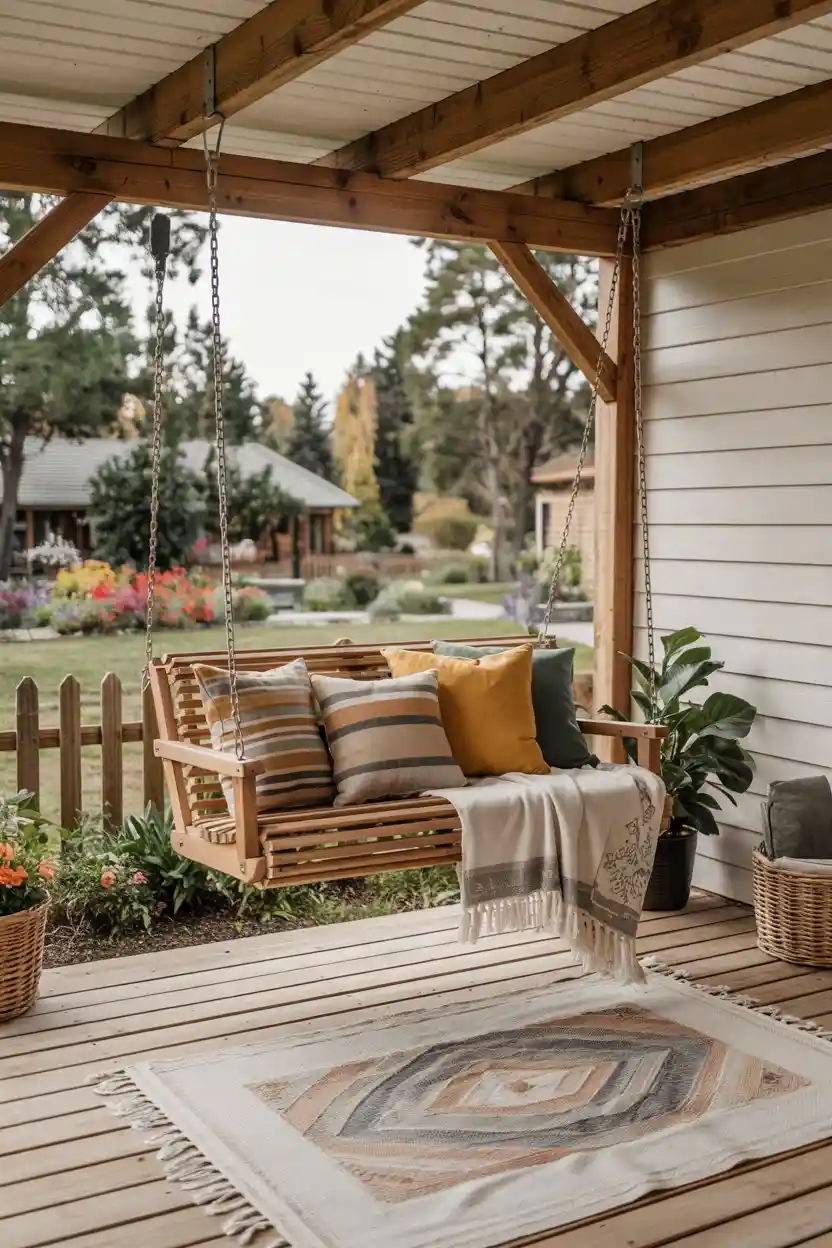 20 Small Patio Furniture Ideas 12 Patio Furniture Hanging Porch Swings