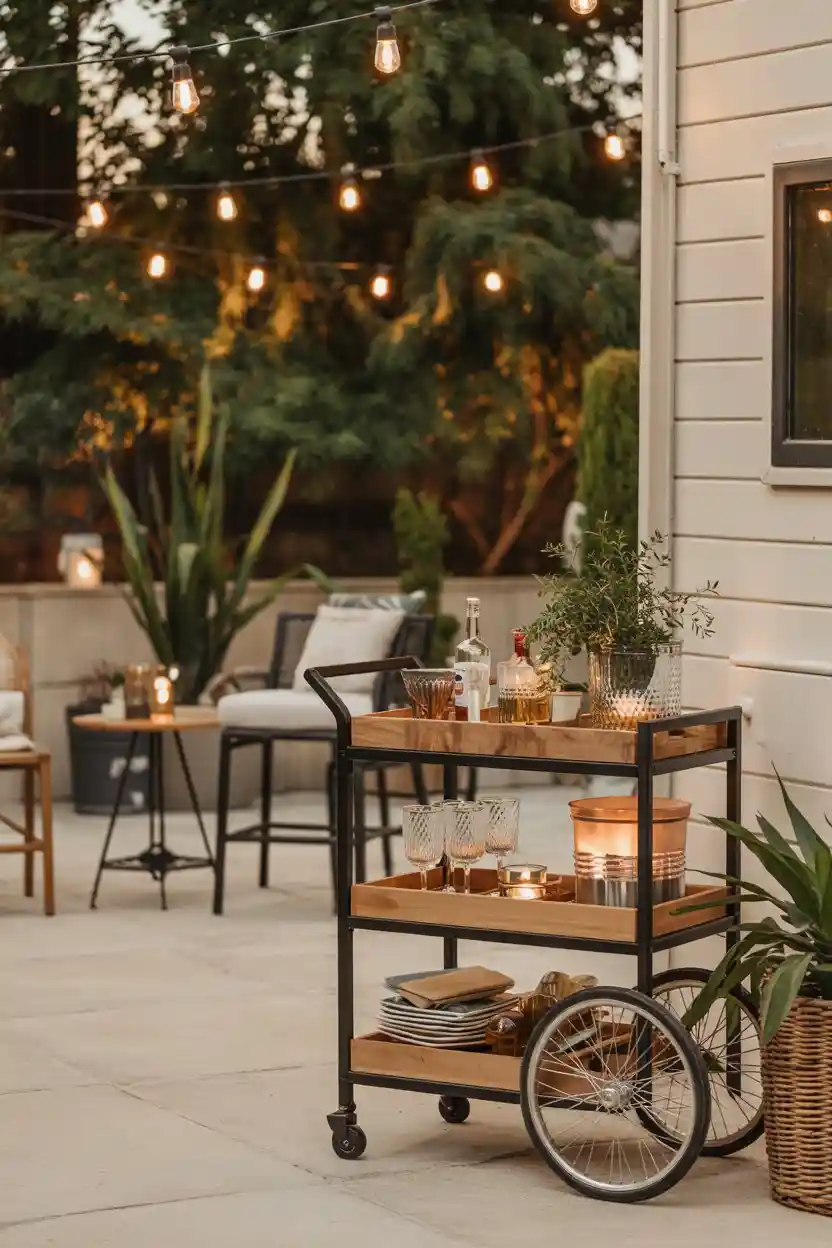 20 Small Patio Furniture Ideas 20 Patio Furniture Small Outdoor Bar Carts