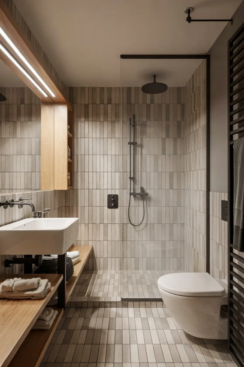 Small Bathroom Ideas Wet Room Layout