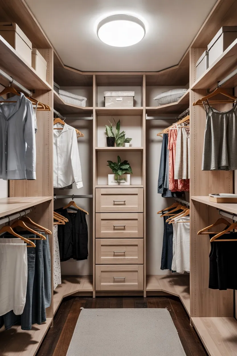 20 Walk In Closets Ideas 7 Small Walk-In Closet Layouts with Maximum Efficiency