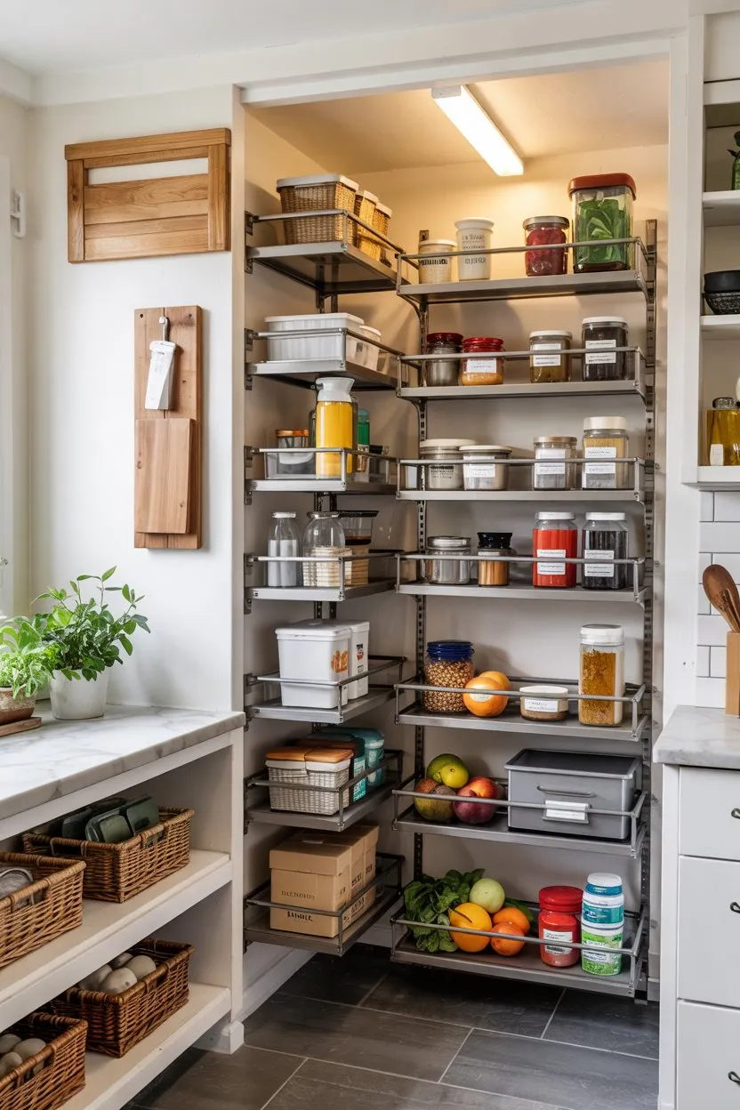 20 Walk In Closets Ideas 17 Small Walk-In Pantry Design and Organization