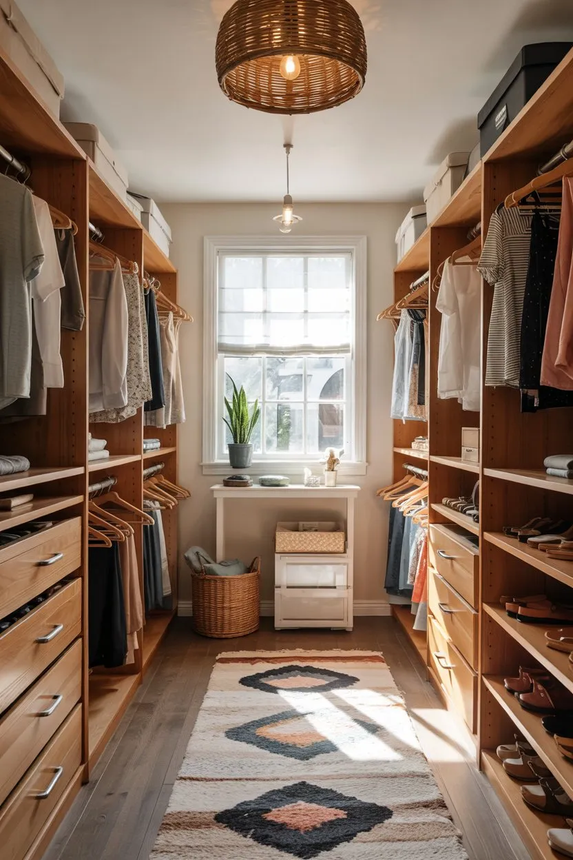 20 Walk In Closets Ideas 19 Use Labels to Reinforce Storage Zones