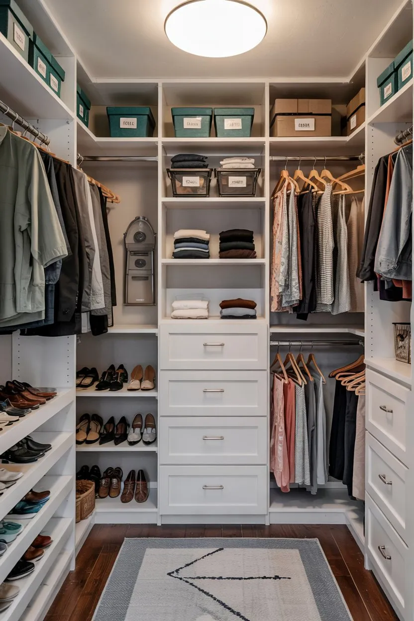 20 Walk In Closets Ideas 3 Walk-In Closet Organization Ideas