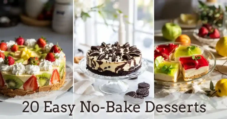 20 Easy No-Bake Desserts You Can Make in Minutes