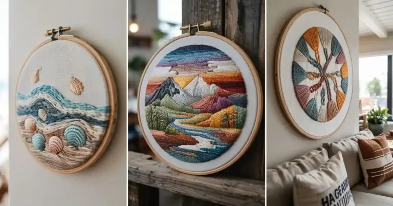25 Embroidery Hoop Art Ideas for Home Decor