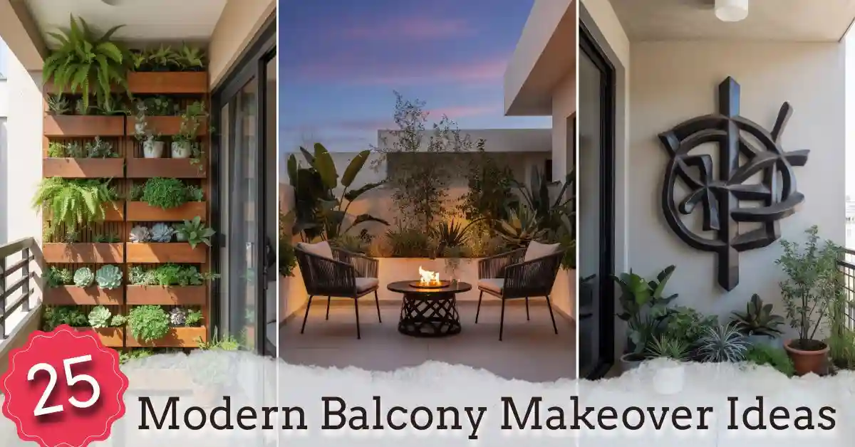 25 Modern Balcony Makeover Ideas For A Fresh New Look