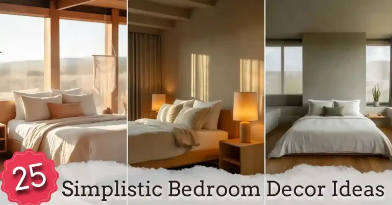 25 Simplistic Bedroom Decor Ideas